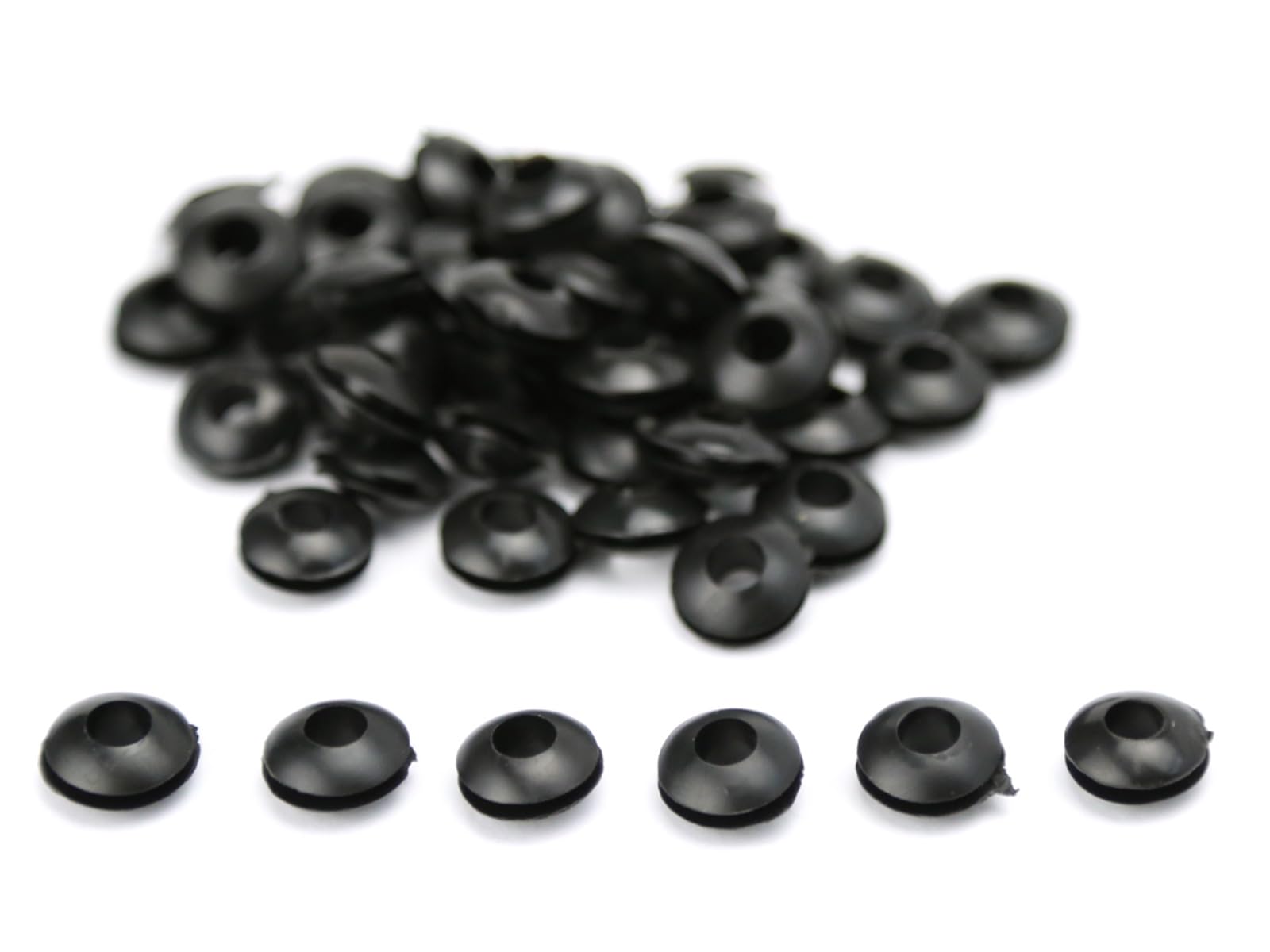 Amazon.co.jp: 5Φ 5mm ラバー グロメット 50個セット 配線グロメット